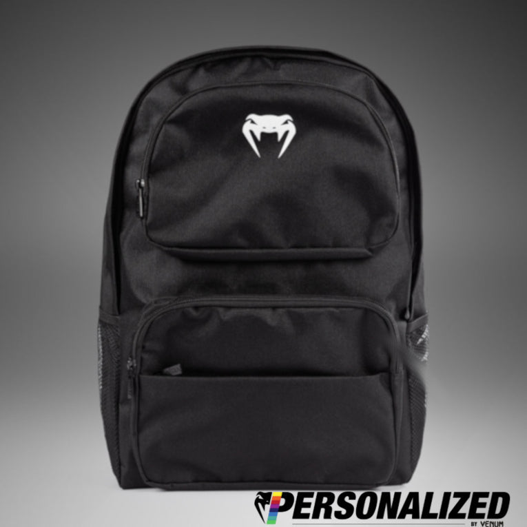 Venum Essential Backpack Personalized - Black (Medium, 24L)