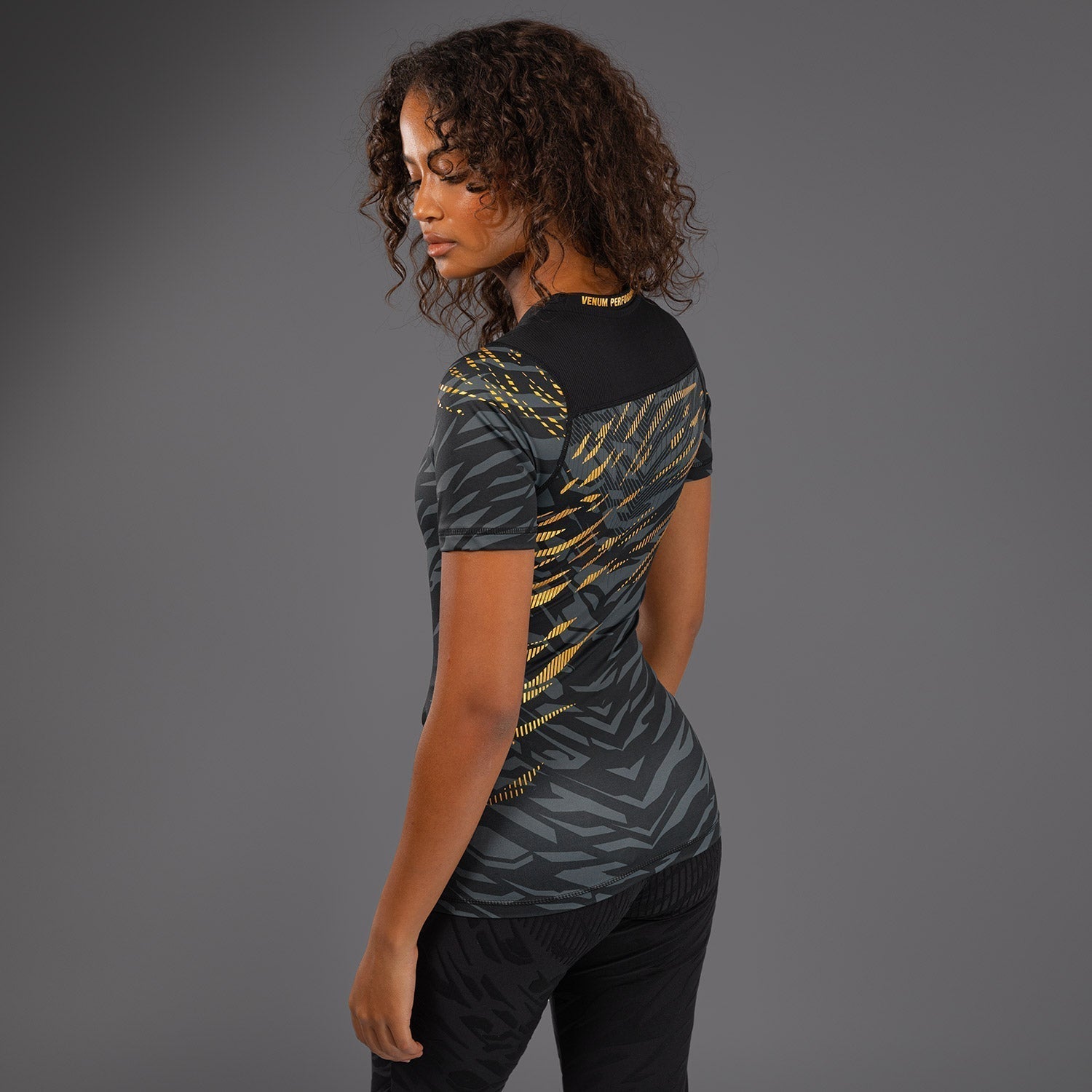 UFC Fusion by Venum Authentic Fight Night Women's Performance Short Sleeve Rashguard