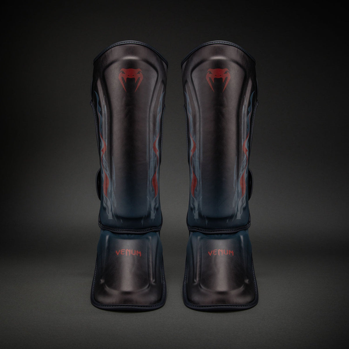Venum Demon Shin Guards - Black/Grey  product-type_Shin guards Venum