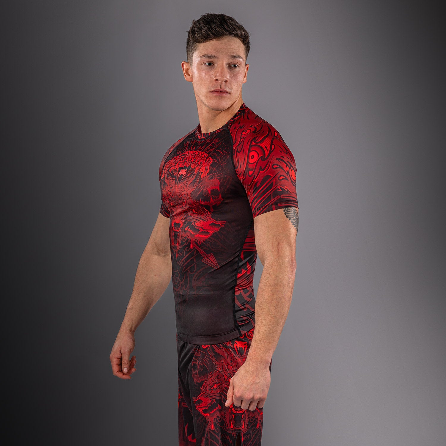 Venum Wolf Atak Short Sleeve Rashguard