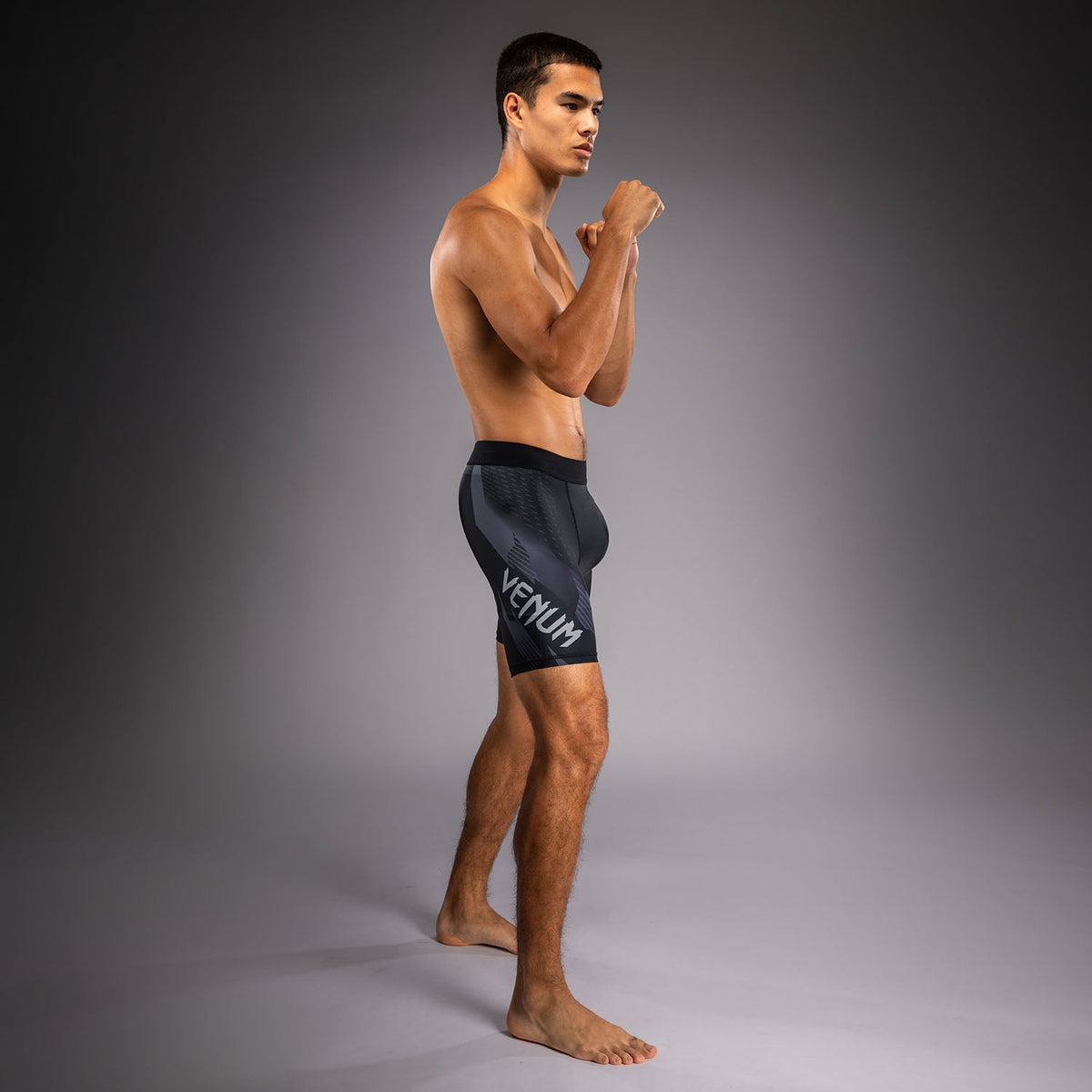 Venum No-Gi 6.0 Vale Tudo Shorts - Black/Grey  product-type_Compression shorts Venum