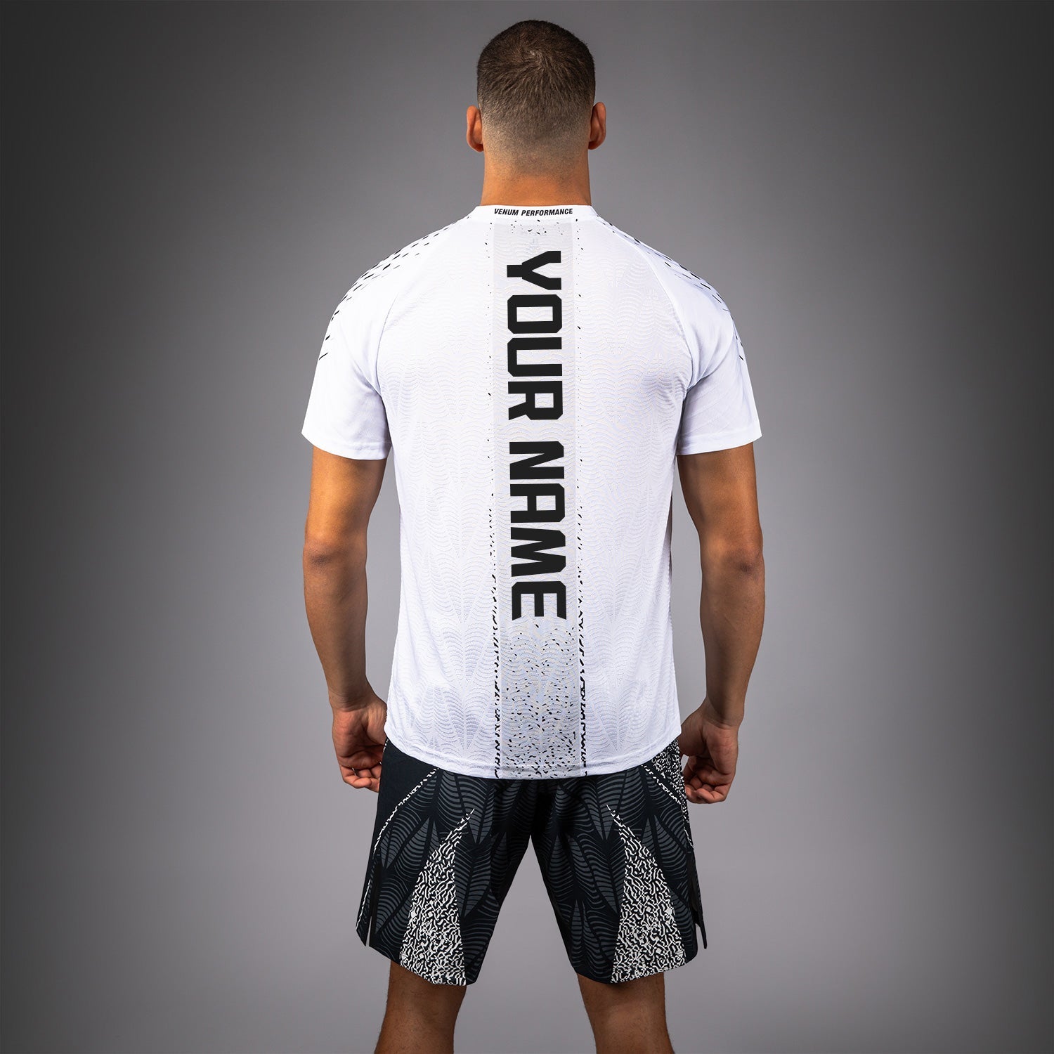 Men's UFC Zenith by Venum White Authentic Fight Night Walkout Jersey Personalized
