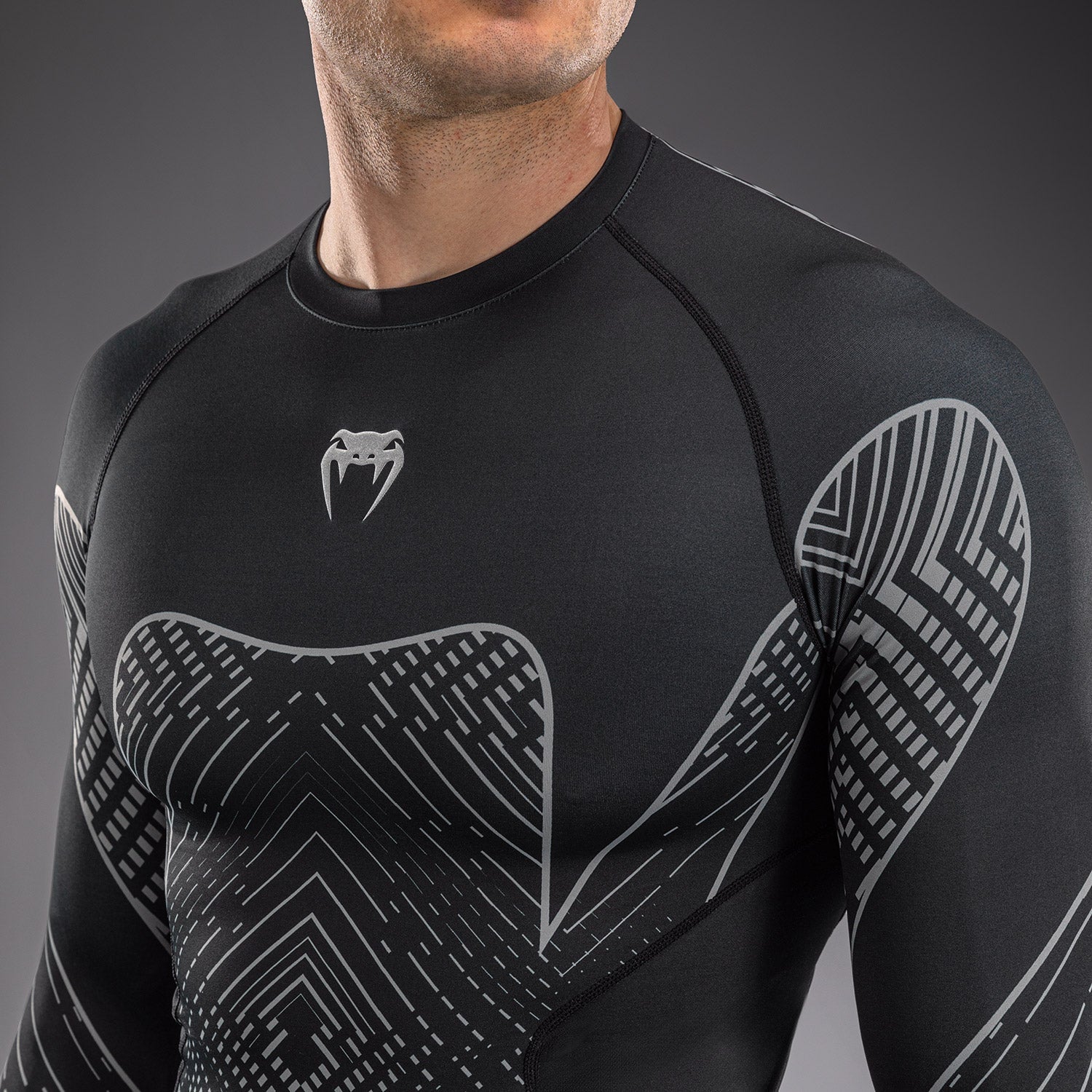 Venum Midnight Fury Long Sleeve Rashguard