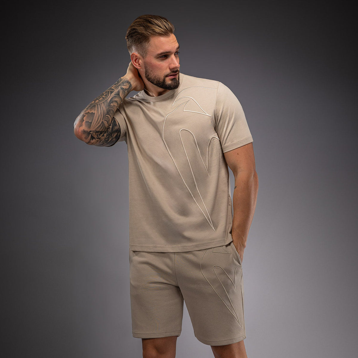 Venum Giant 3D T-shirt - Beige  product-type_T-Shirts Venum