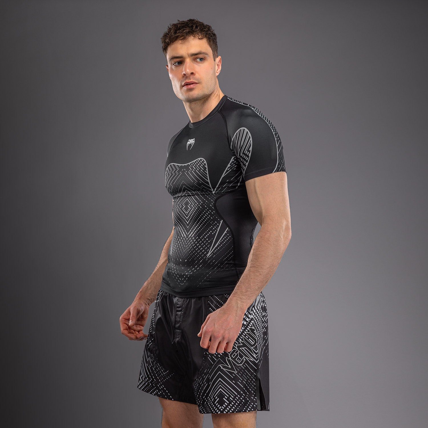 Venum Midnight Fury Short Sleeve Rashguard