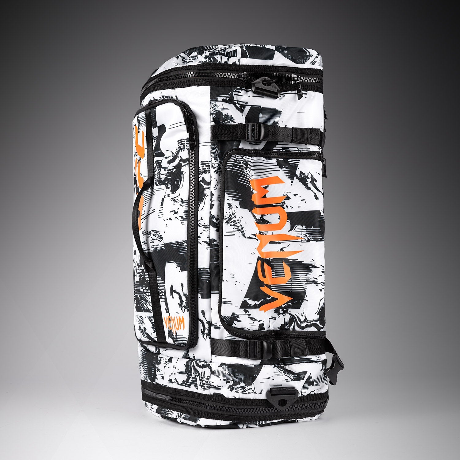 UFC Zenith by Venum Fight Week Sports Bags Black/White/Orange Personalized
