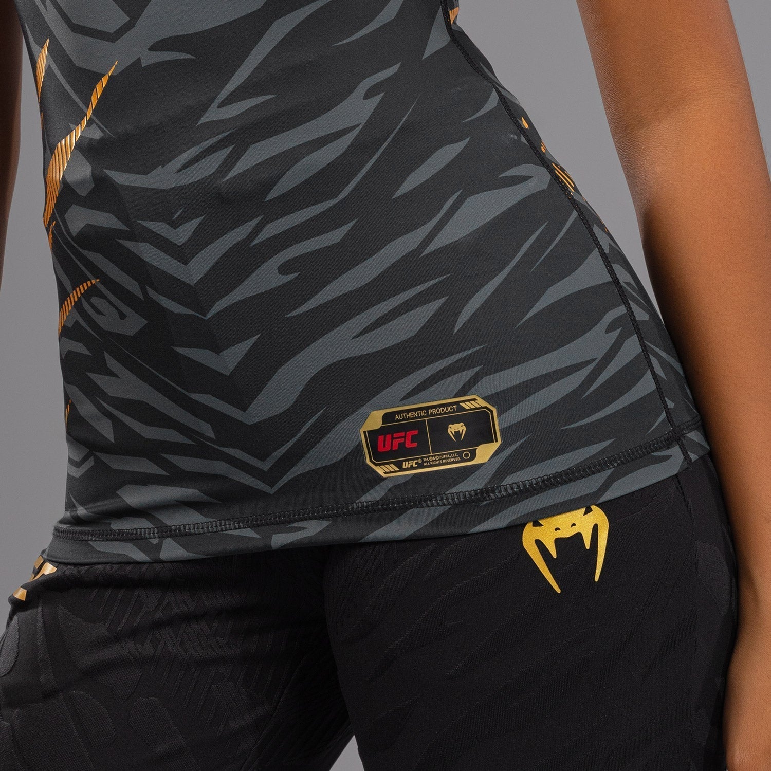 UFC Fusion by Venum Authentic Fight Night Women's Performance Short Sleeve Rashguard