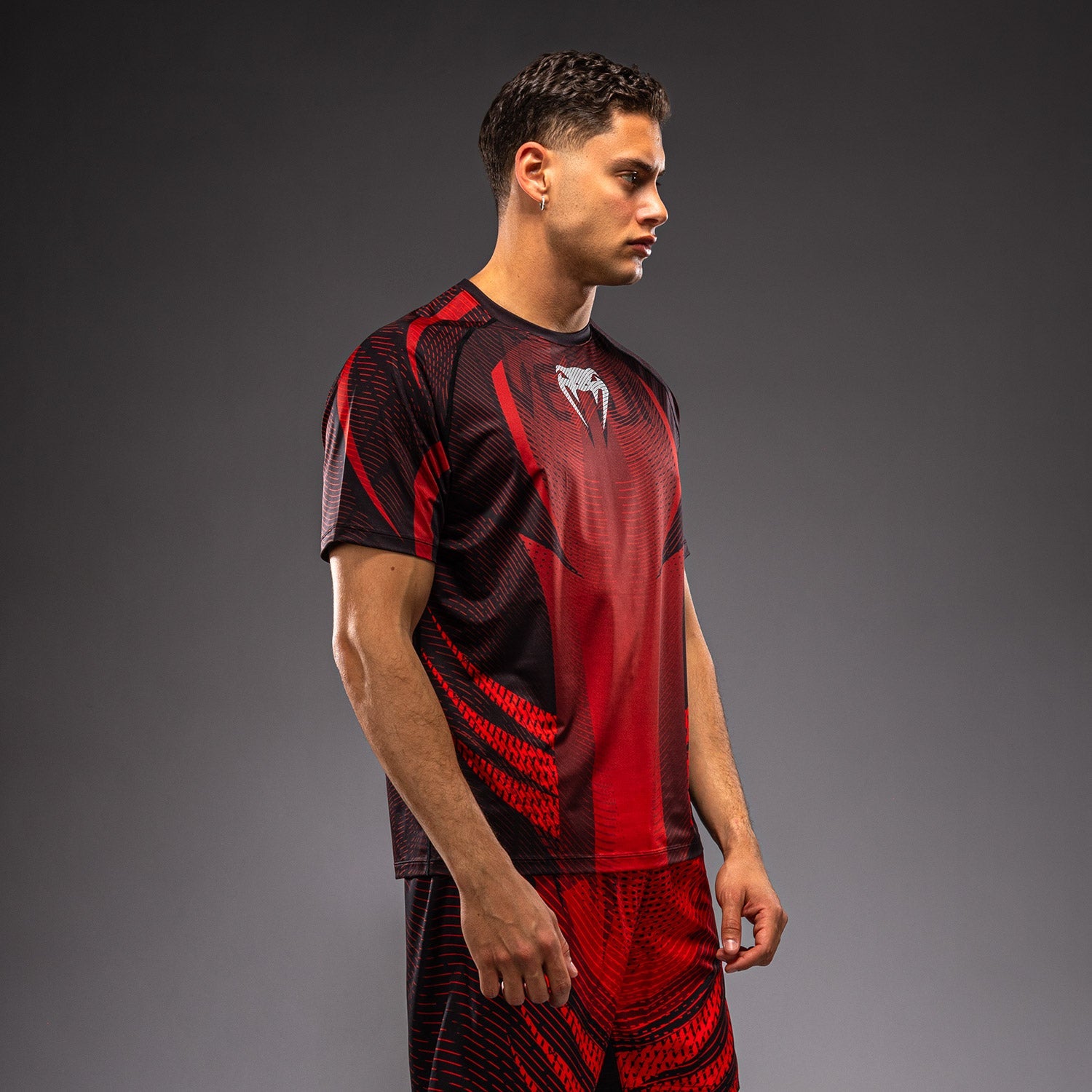 Venum Galactic 3.0 Dry Tech T-Shirt - Red/Silver  product-type_Dry Tech T-Shirts Venum