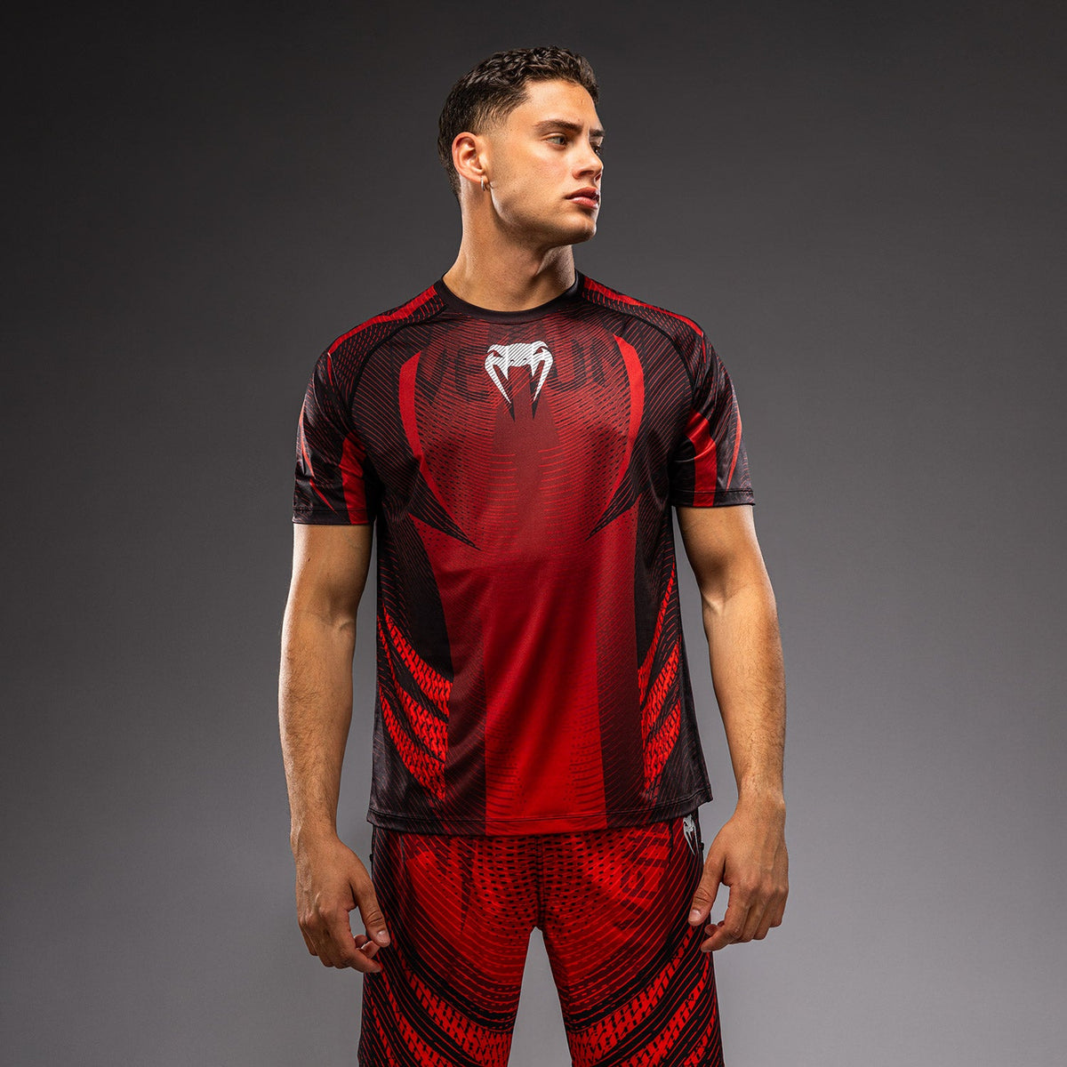 Venum Galactic 3.0 Dry Tech T-Shirt - Red/Silver  product-type_Dry Tech T-Shirts Venum