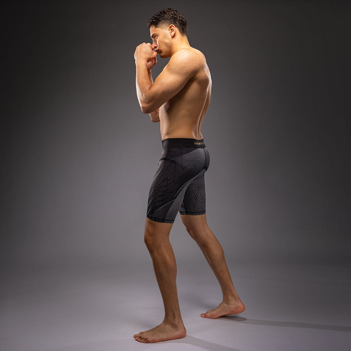 Venum Galactic 3.0 Vale Tudo Shorts - Black/Gold  product-type_Compression shorts Venum