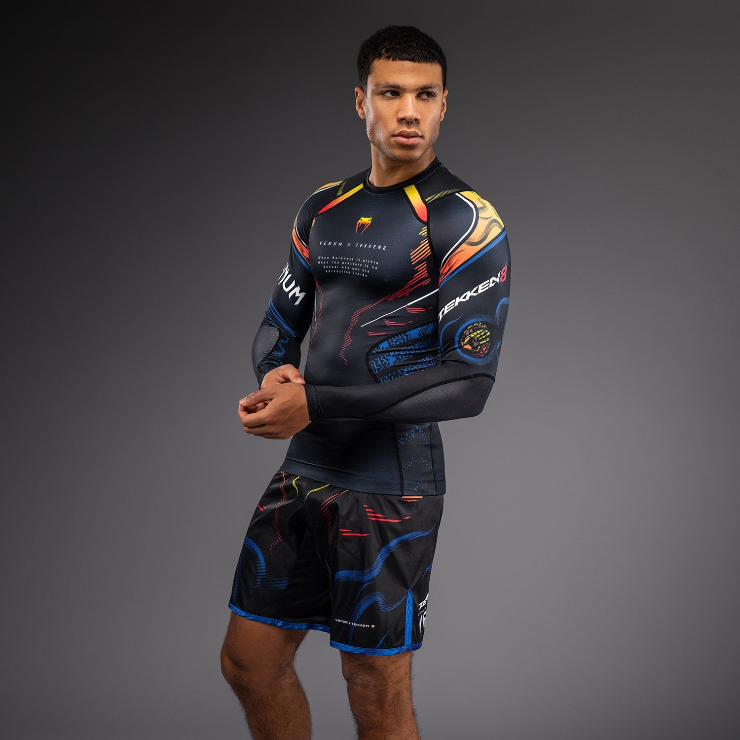 Venum x TEKKEN 8 Long Sleeve Rashguard - Yoshimitsu