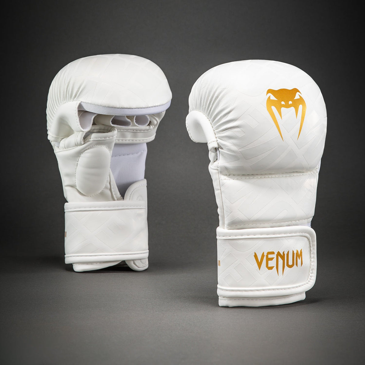 Venum Contender 1.5 XT 3D Sparring Gloves - White/Gold  product-type_MMA Gloves Venum
