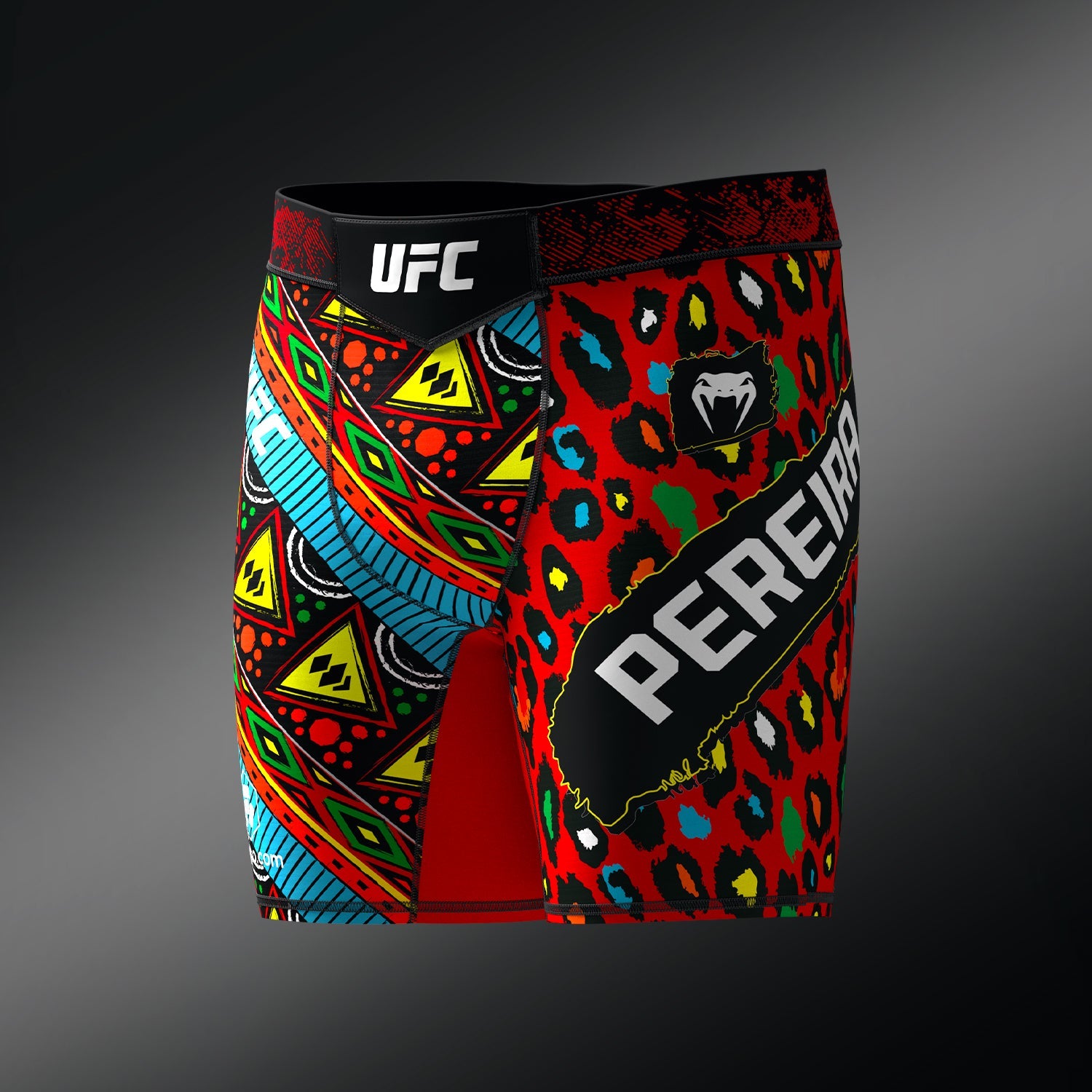 Men's UFC Unrivaled by Red Venum Alex Pereira Second Edition Vale Tudo Short