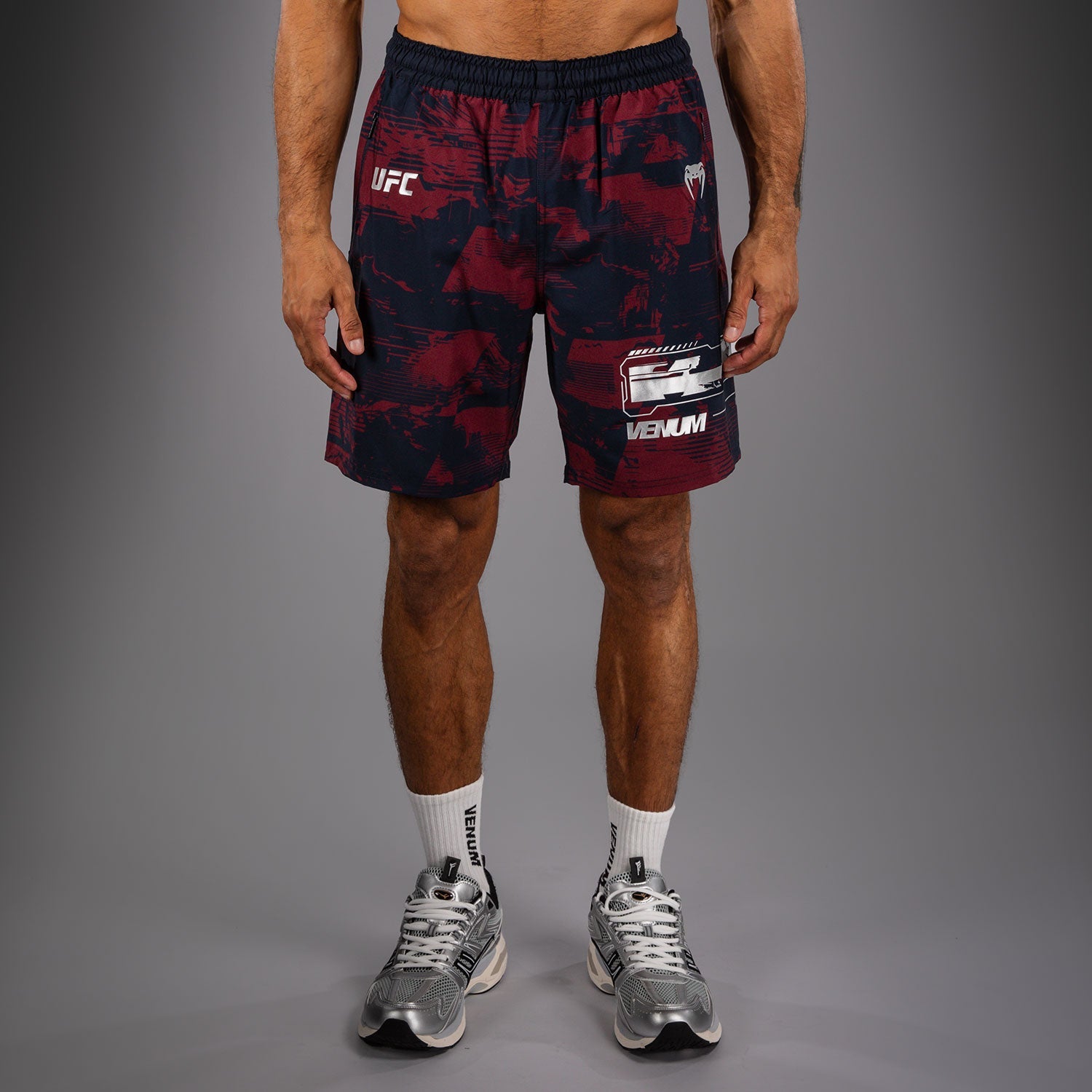 Men’s UFC Zenith by Venum Burgundy Authentic Fight Week Performance Short  product-type_Training shorts Venum