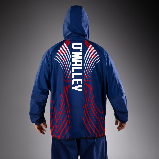 Men's UFC Freedom 250 by Venum Blue Authentic Fight Night Walkout Hoodie - Fighter